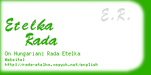 etelka rada business card